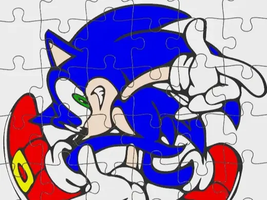 Puzzle 48 pièces - Sonic
