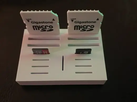 microSD card holder and SD card holder V2