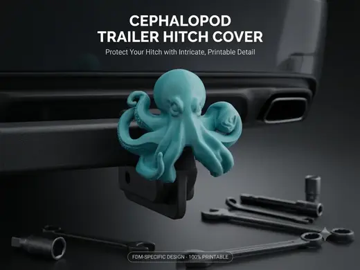Octopus Trailer Hitch Cover 2-Inch Receiver