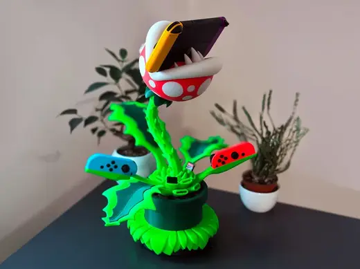 Piranha Plant Switch Dock (Charging and TV - Hub)