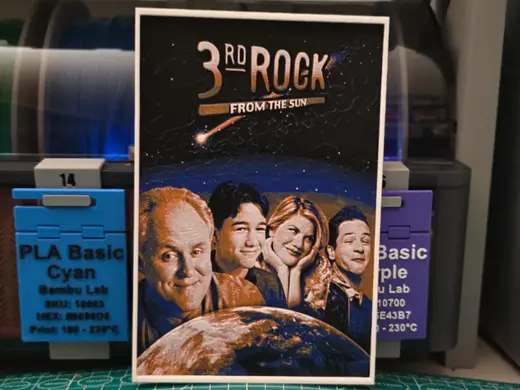 3rd Rock from the Sun Poster - Hueforge Art