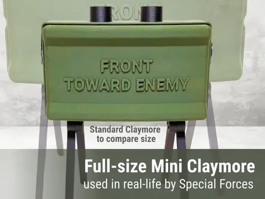 Life-size Mini Claymore used by Special Forces