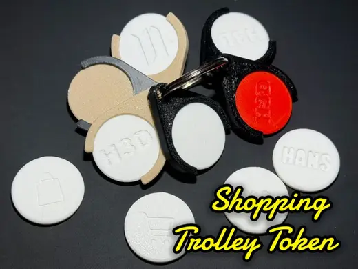Simply Shopping Trolley Token/Coin (Customizable)