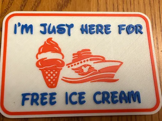Disney Cruise Line - Ice Cream Magnet