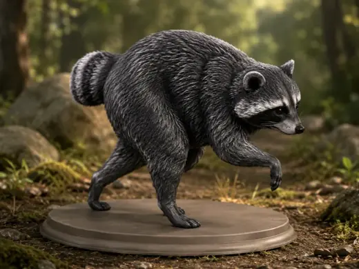 Jimothy Raccoon Figurine