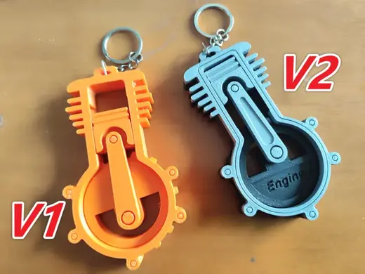 引擎解压玩具(无支撑,一体打印,可动)Engine stress - relief toys