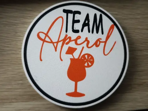 Team Aperol Gläser Untersetzer