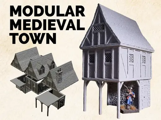 Modular Medieval Town VOL 1