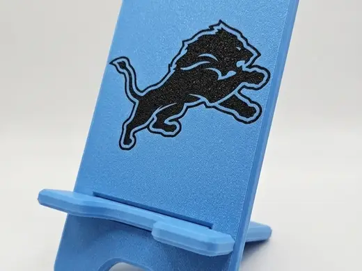 Minimalist Phone Stand V1 - Detroit Lions