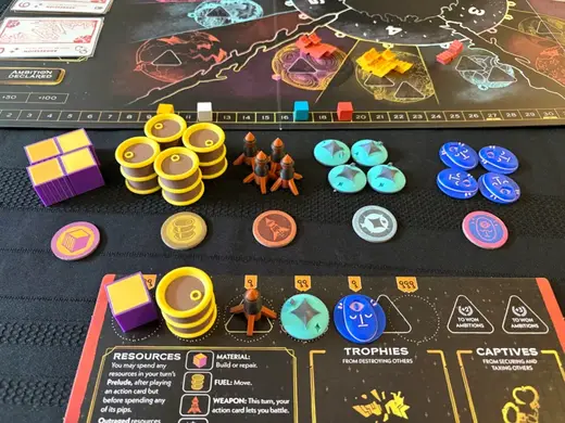 Arcs boardgame - Resource Tokens