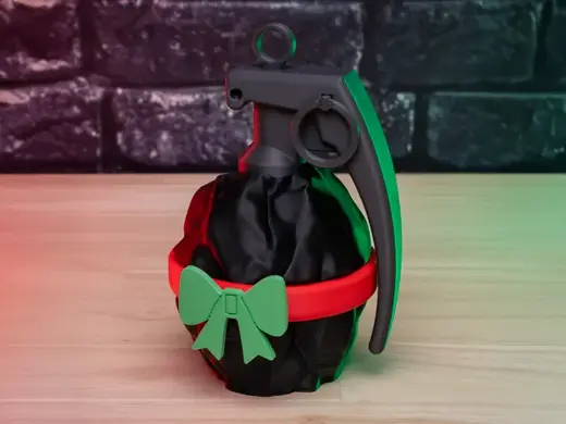 Coal Grenade (No Supports, No AMS, No Glue)