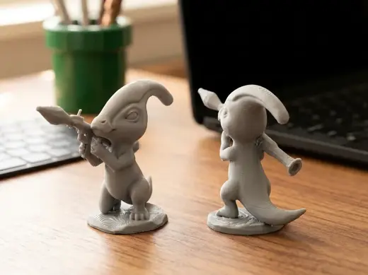 Dino Holding RPG – Decor Miniature