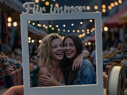 Polaroid-Rahmen „Für immer“ für Shootings