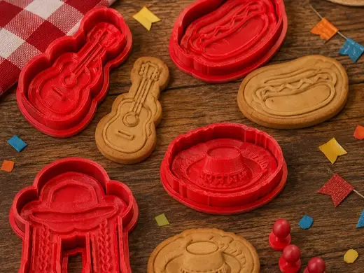Coetadores de biscoito tema São João (junino)