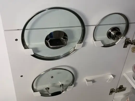 Lid Holder for the Inside of Your Kitchen Door