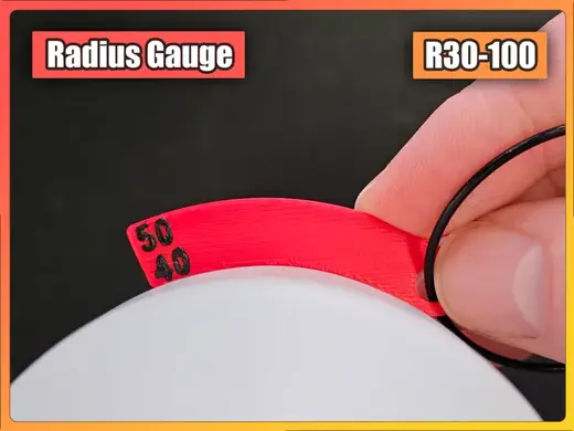 Radius Gauge R30-100mm
