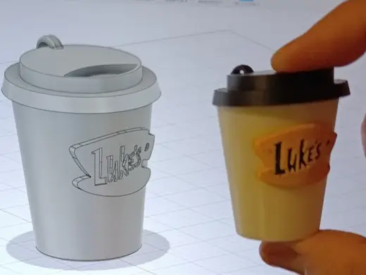 Portachiavi "Luke' s Diner" a COLORI