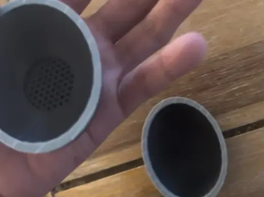 Eye holes for cosplay for the prototype mask