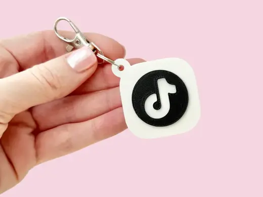 TikTok NFC Keychain | NFC Tag | NFC Keyring
