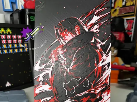 Unique Itachi Hueforge Art