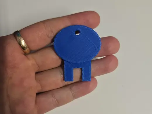 Paper towel / toilet paper dispenser key