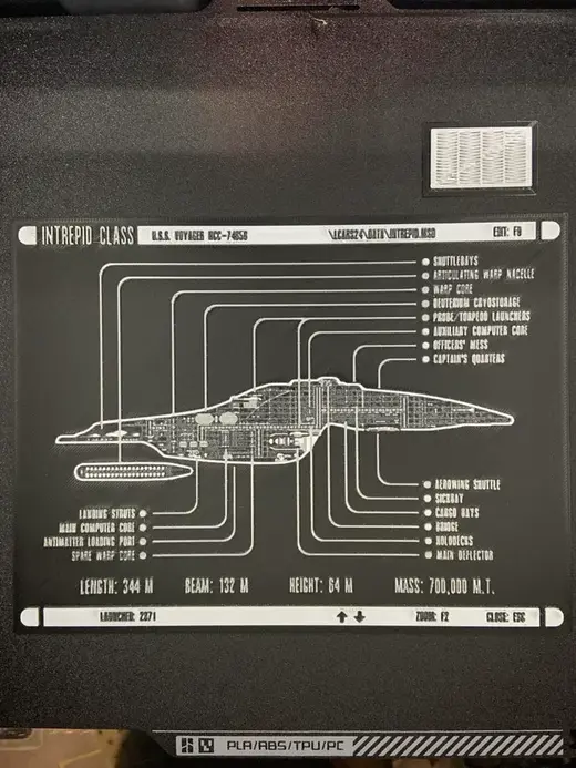 LCARS - Star Trek - Voyager - Intrepid Class