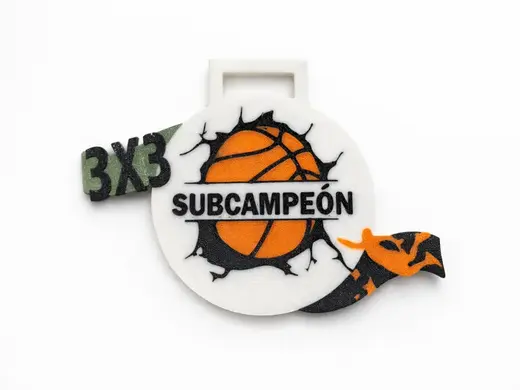 Medalla Baloncesto Subcampeón | Basketball Medal