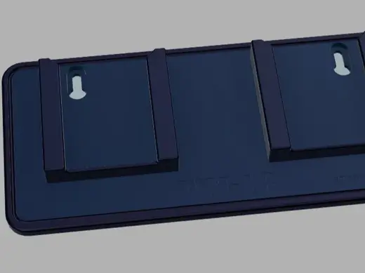 Double wall mount for Biltema MultiX 18V battery