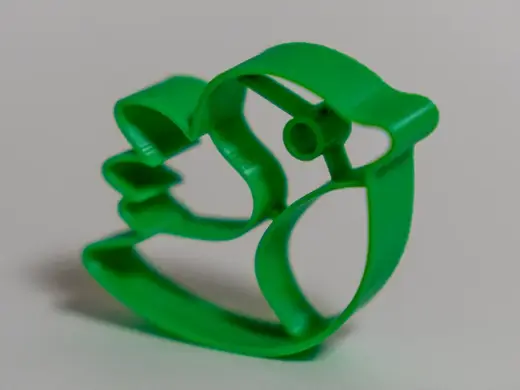 Bird Christmas cookie cutter