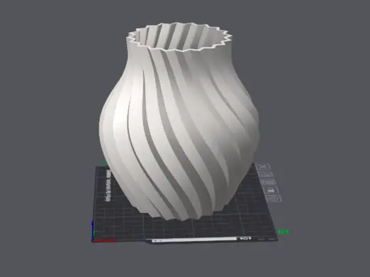Modern Vase (Marble Finish)
