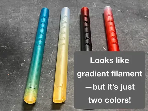 Tin Whistle—One Piece, 2 Colors