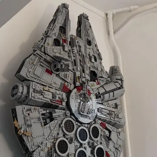 UCS Millennium Falcon Wall Display