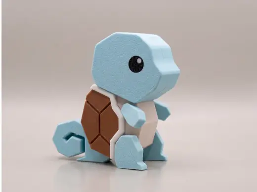 Geometric Pokemon #0007 - Squirtle
