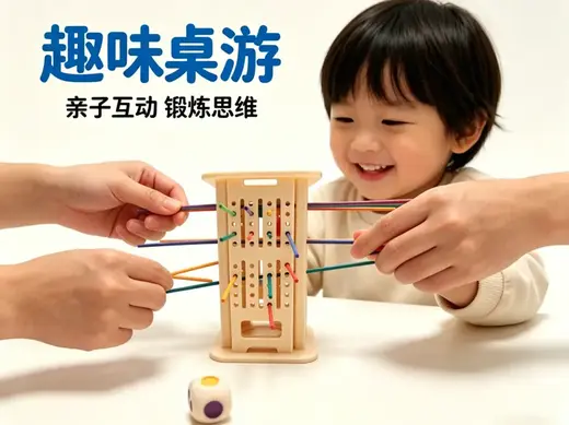 抽棍掉落桶(彩色签签平衡益智玩具)