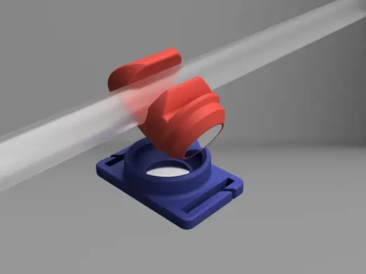 Camelbak tube clip with magnet