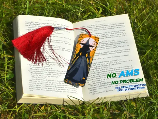 Autumn Witch – HueForge Bookmark