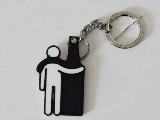 Best friends keychain