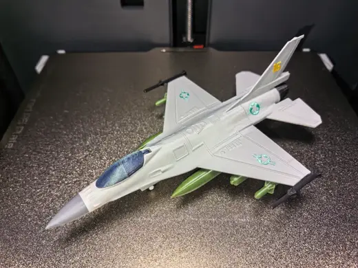 F-16 Fighter Jet - Card Model Kit