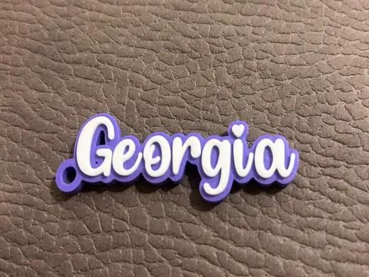 Georgia name keychain