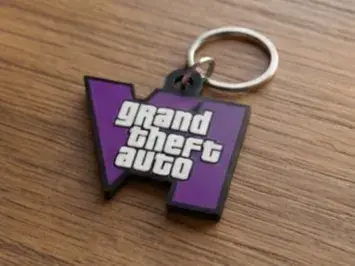 GTA VI / GTA 6 KEYRING 3D