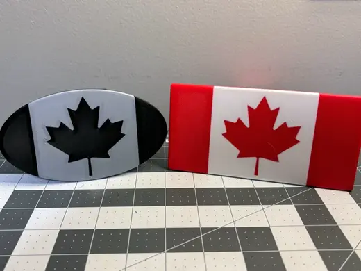 True North Hitch Cover – Canadian Flag