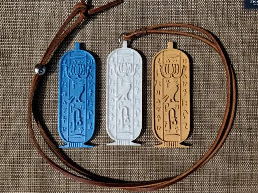 Ancient Egyptian Cartouche - Hieroglyphic Pendant