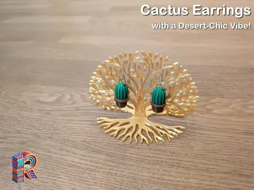 Cactus Earrings
