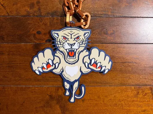 Florida Panthers Winter Classic Oversized Necklace