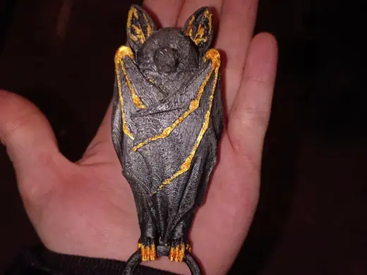 Bat Keychain Or Rearview Mirror Hanger