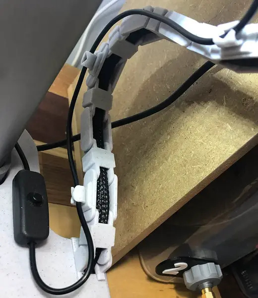 Cable holder for led light strip