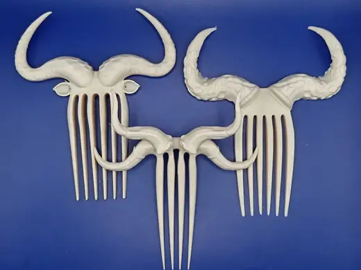 Horned Hair Combs