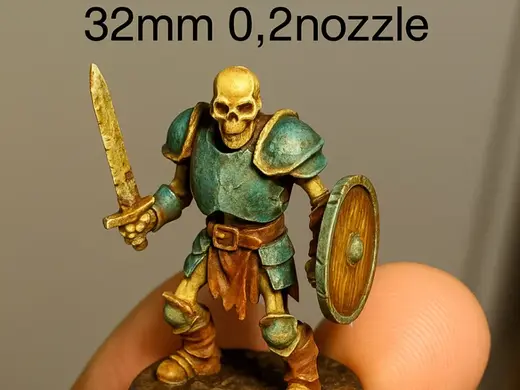 figurine squelette dnd 32mm