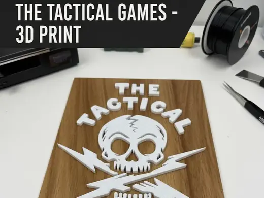 The Tactical Games - Wall 3D Logo (NoAMS Required)