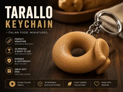 Tarallo Keychain & Decor | Italian Food Gift